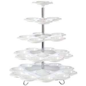 Esmeyer 290 080 Muffin Etagere Mandy aus Kunststoff, fünfstufig 