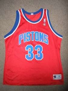 GRANT HILL #33 PISTONS NBA Basketball Jersey Adult 48  