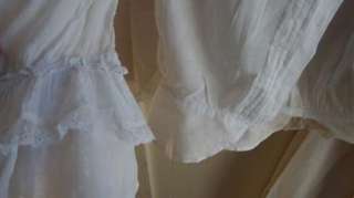 Ladies antique edwarian victorian shirt waist blouse fancy ruffle 