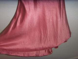 Women BANANA REPUBLIC Pink Silk Strapless DRESS Party 6  