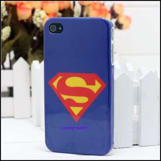 New Blue Superman Hard Case Cover for Apple iPhone 4 4G  