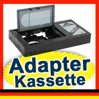 VHS C KAMERA ADAPTERKASSETTE   spielt VHSC Camcorder Bänder im 