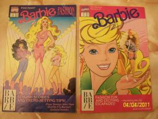 Marvel Comics Barbie & Barbie Fashion First Issues 1991  