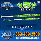 2012 Worth Resmondo 454 ASA 27oz. Connell Player Series Slowpitch 