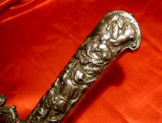 RARE Antique HIGHLY ORNATE German HUNTING DAGGER SWORD 1870s 1880s 