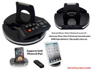 iPhone iPad iPod TV Docking Station and Charger Unit TV Dock With 