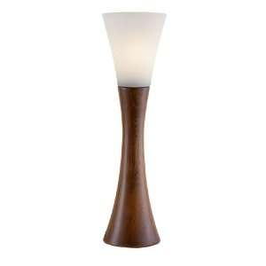  Adesso 3200 15 Espresso 1 Light Table Lamps in Walnut 