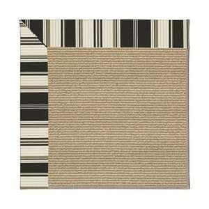 Capel Zoe Sisal 1995 Onyx Stripe Rectangle   12 x 12 Square  