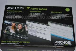 Archos 7 8GB Home Tablet V2 MP4  Photo Video Viewer  