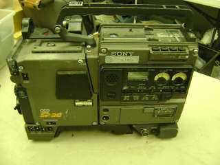 SONY BVV 5 NEC SP 30 BETACAM SP VIDEO CAMERA  