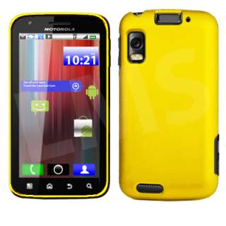   Magic Store   Yellow Hybrid Hard Case Cover For Motorola Atrix MB860
