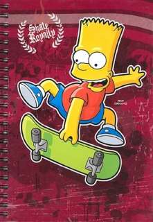 BART SIMPSON SKATE A5 NOTEBOOK SPIRAL LINED 100 PAGES 5012128189425 