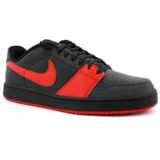Nike Backboard Mens Low Top Leather Trainers Black Red  