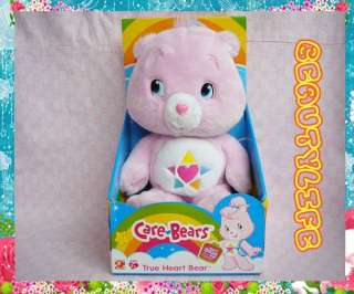 Limited Edition Care Bear Pink True Heart Bear Collection Soft Plush 