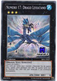 YUGIOH Numero 17 Drago Leviatano BP01 IT027 Number 17 Leviathan 