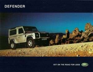 Land Rover Defender TD5 2004 UK Finance Offer Brochure  