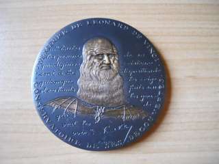   Médaille Bronze L Vinci Renaissance Manoir Amboise