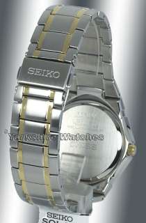 Seiko Solar White Dial Two Tone Stainess Steel SNE088P1  