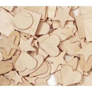  Chenille Kraft Wood Shapes Pack   Assorted Shapes   Pack 