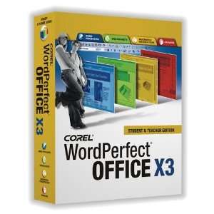  Corel WordPerfect Office X3 Student & Teacher Ed 