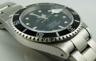 Rolex Submariner Automatic Black Dial Mens Stainless Steel 16610 