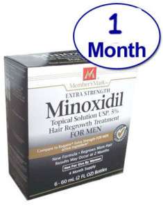 Members Mark 1 month Minoxidil 5% Generic Regaine  