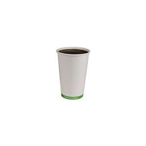  Eco Products 16 oz Eco Hot Cup w/ Green Stripe Kitchen 