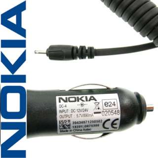   CHARGEUR VOITURE NOKIA DC 4 5610 5730 5800 XPRESSMUSIC