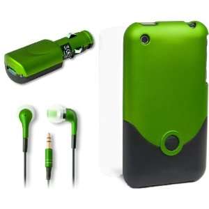  ifrogz iPhone Luxe Caseand Headset for iPhone (Green 