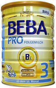 Nestlé BEBA PRO 3, Folgemilch, Pulver, 800 g 7613033180071  