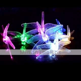 US$ 16.49   32 LEDs Colorful Dragonfly Light String(CIS 84110), Free 