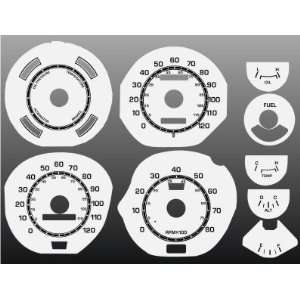  1971 1973 Ford Mustang White Face Gauges Automotive