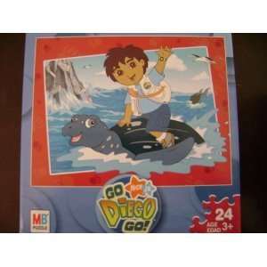   Go Diego Go Nick Jr. 24 piece puzzle   Diego & Sea Turtle Toys