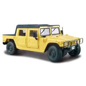  Hummer SUT Yellow 127 Diecast Model Car Maisto Toys 