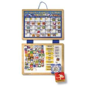 Melissa & Doug Deluxe Magnetic Calendar  Toys & Games  