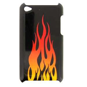   FLAME RED/ORANGE HARD PROTECTOR COVER CASE/SNAP ON PERFECT FIT Cell