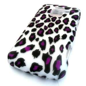  LG VM701 Optimus Slider Purple Cheetah Animal Zebra Print 