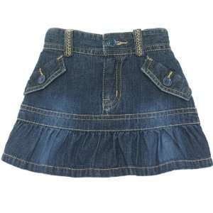   Childrens Place Girls Denim Ruffle Skorts Shorts Sizes 6m   4t Baby