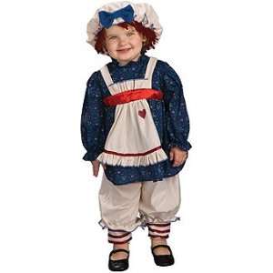 Raggedy Ann Ragamuffin Dolly Costume Baby / Infant / Toddler / Child