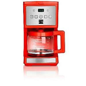 Kenmore 12 Cup Programmable Coffee Maker, Red  