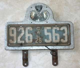   Lite License Plate Frame Original 1917 1919 1921 1923 1925 1927  