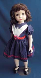 20 MADAME ALEXANDER doll MAGGIE face hard plastic 1950s brown hair 