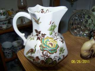 Masons Ironstone FormosaPattern 6 Pitcher 1950s  