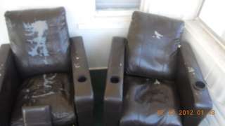 recliner chairs w cup holders sold AS IS need gone ASAP Local Pick 