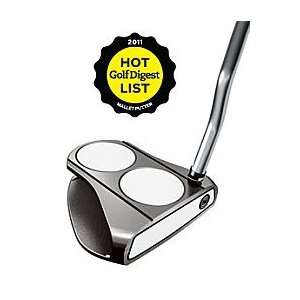  Odyssey White ICE 2 Ball V Line Putter 34, Left Sports 