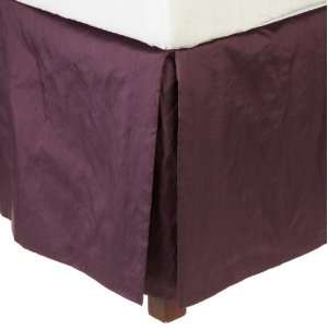   Traders Profiles Plum Full Bedskirt, 16 Inch Drop