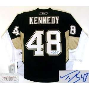   Kennedy Signed Penguins 2009 Cup Jersey Jsa Rbk