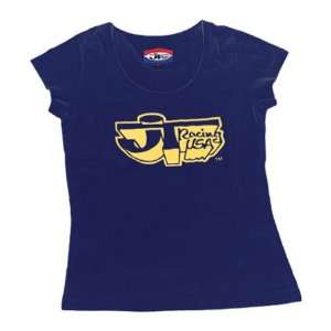  JT Racing USA 3D Womens Short Sleeve Casual Wear Shirt 