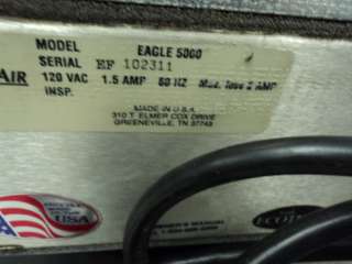  EAGLE 5000 WITH ECOTECH PORTABLE COMMERCIAL AIR FILTER SYSTEM  