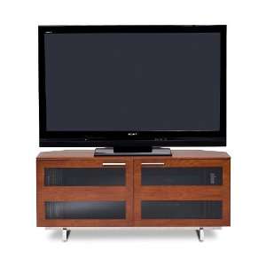   CH Corner TV Cabinet for 26 55 inch Screens (Natural Stained Cherry